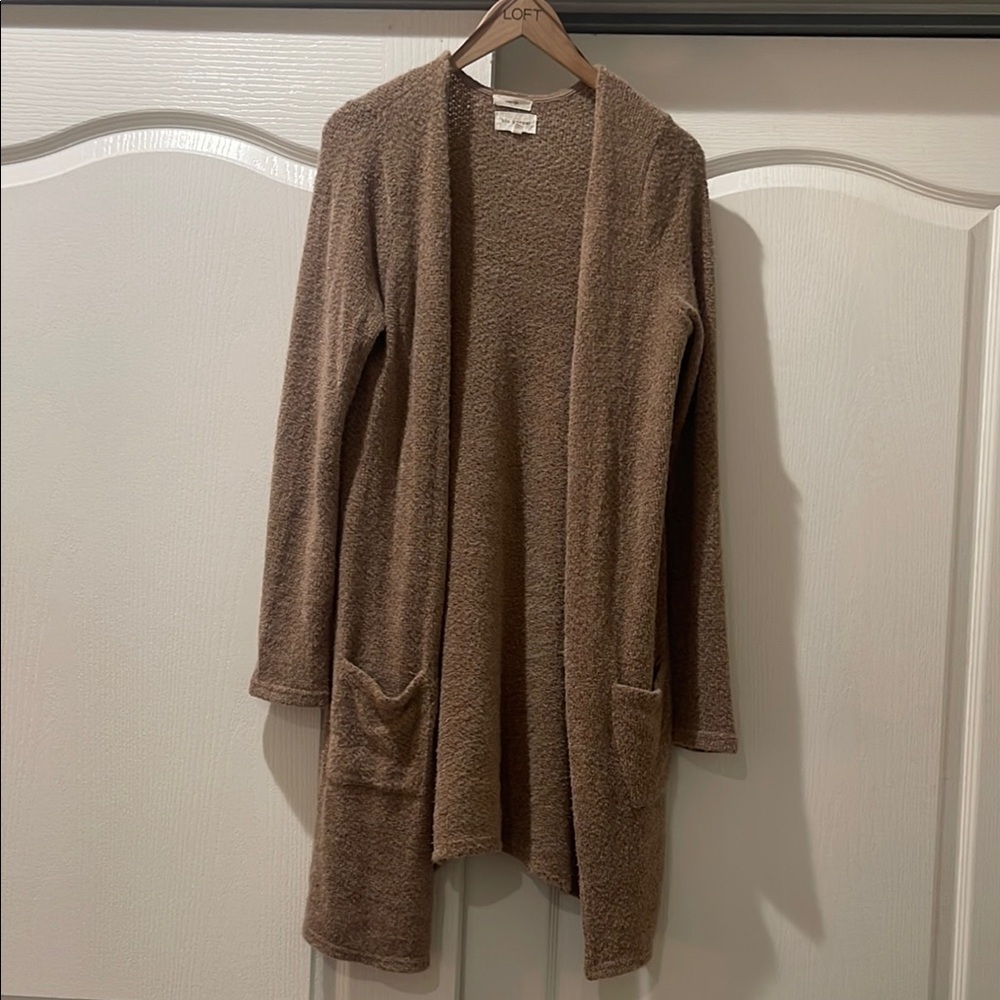 Loft Women's Brown Open Front Sweater​